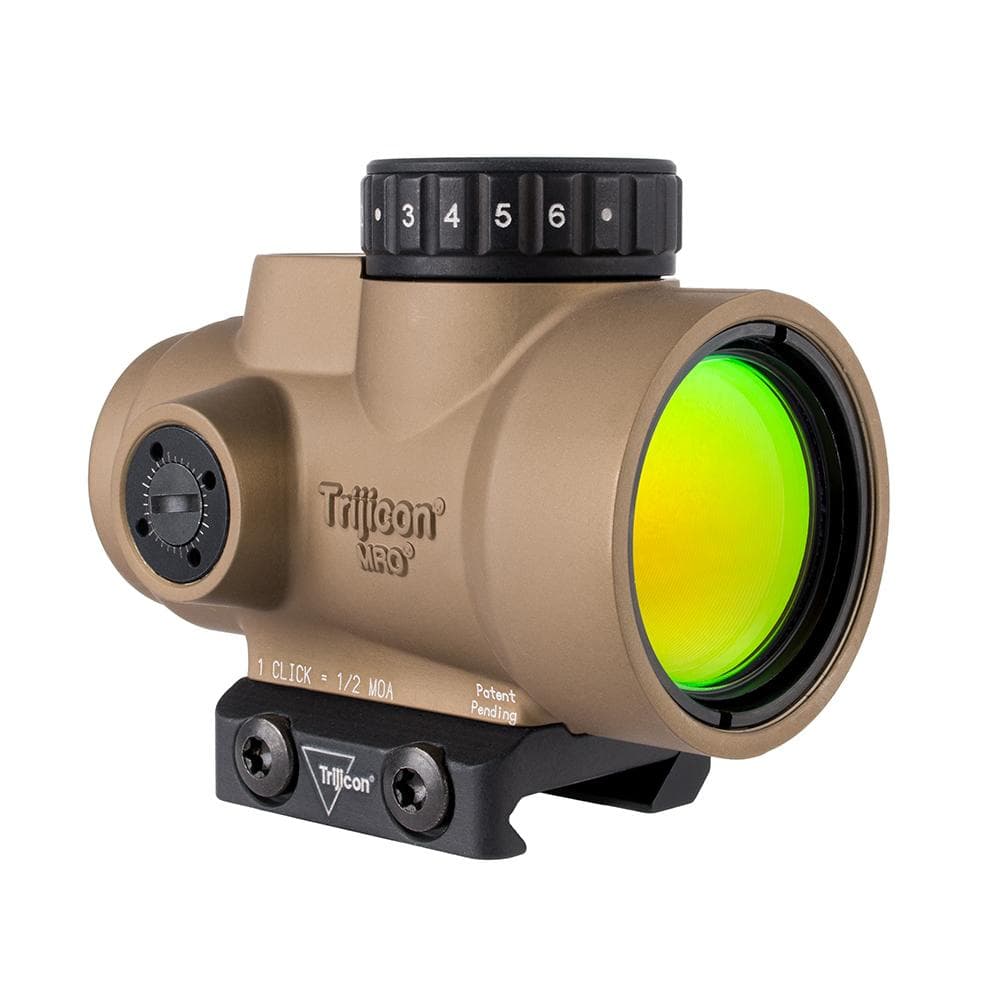 Trijicon MRO SD 1x25 Red Dot Sgt w/Adj LED 2.0 MOA Red Dot Coyote Low Mount