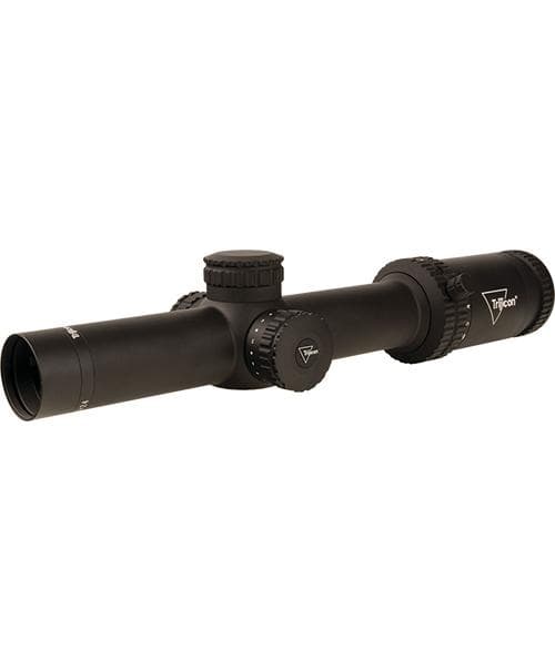 Trijicon Credo 1-6x24 (SFP) 30mm Rifle Scope w/Green BDC Segmented Circle .223 Low Capped Adjusters