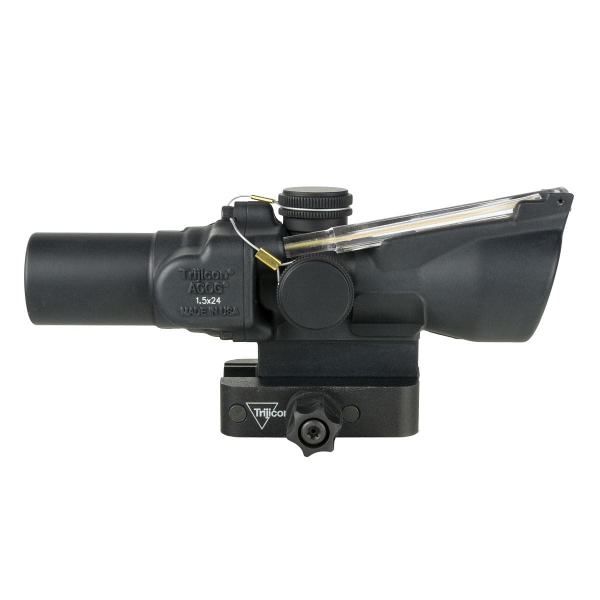 Trijicon Compact ACOG1.5x24 Rifle Scope Amber Crosshair Reticle Illuminated Black w/ Mount
