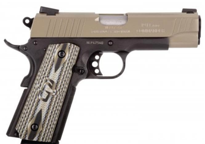 Taurus PT1911 Commander Cerakote Mill Spec Sand .45 ACP 8rd Magazine 4.20" Barrel VZ Grip