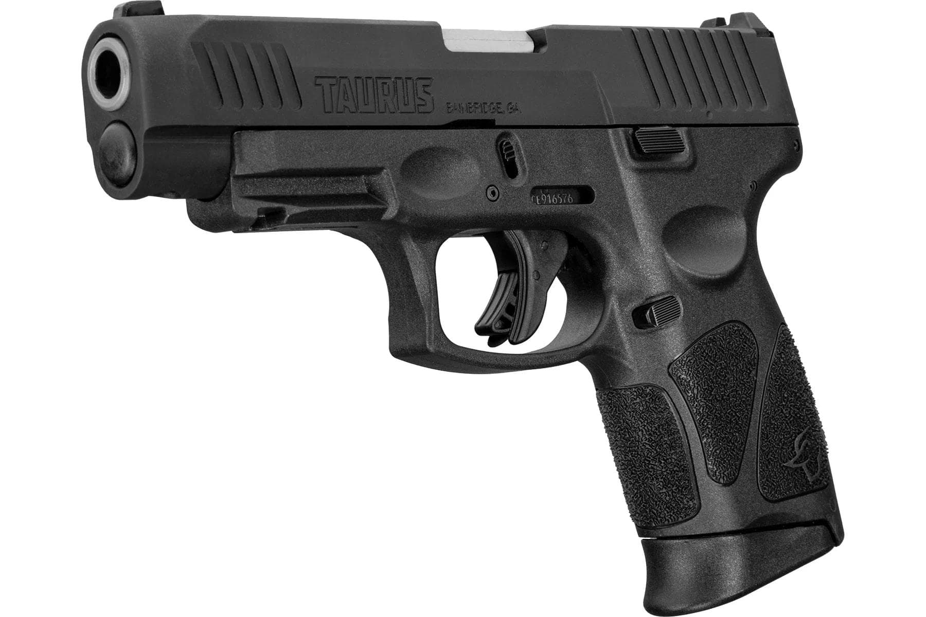 Taurus G3XL Handgun 9mm Luger 12rd Magazines(2) 4" Barrel Tenifer Matte Black Finish Steel Sights