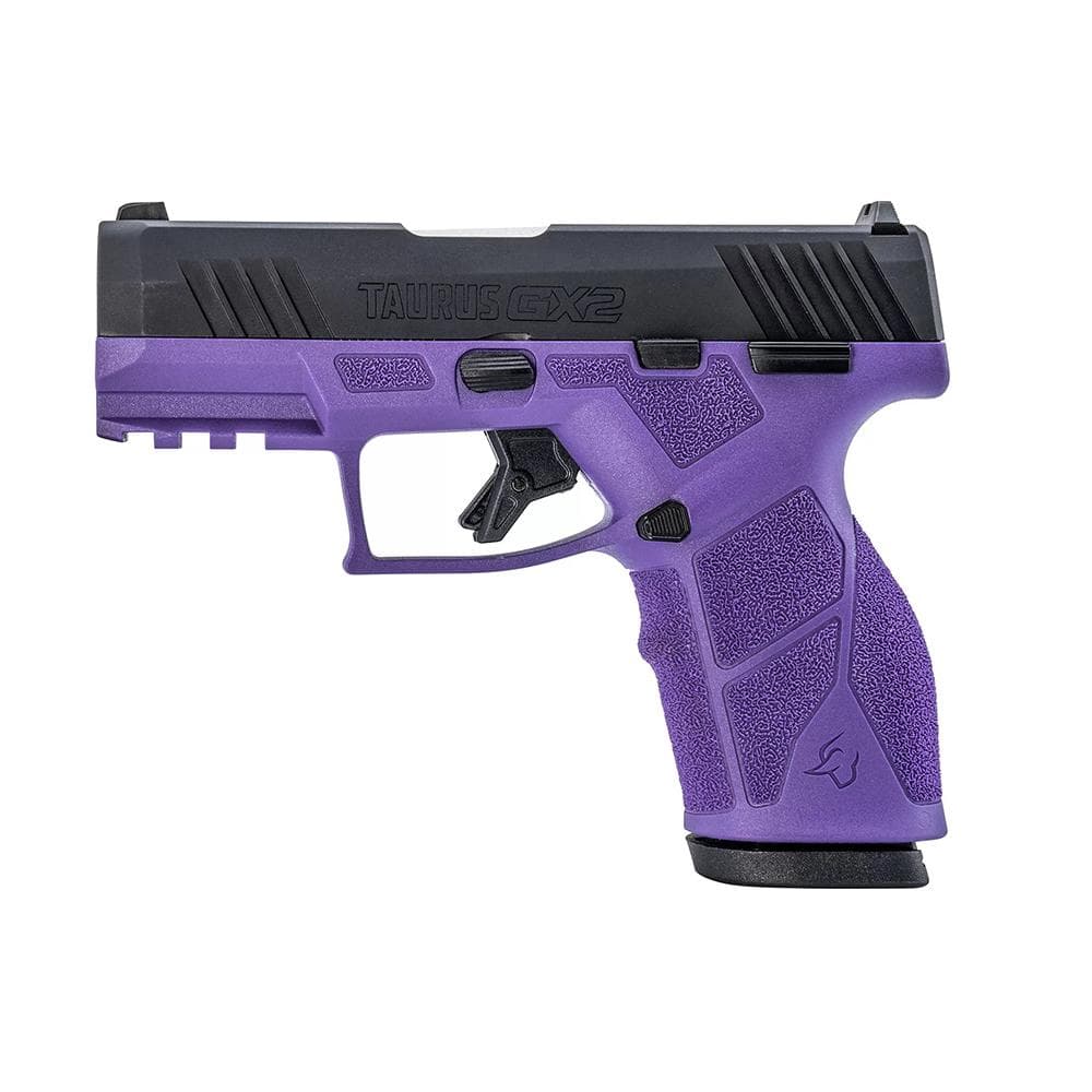 Taurus GX2 Handgun 9mm Luger 13rd Magazines (2) 3.38" Barrel Dark Purple Frame/Black Slide