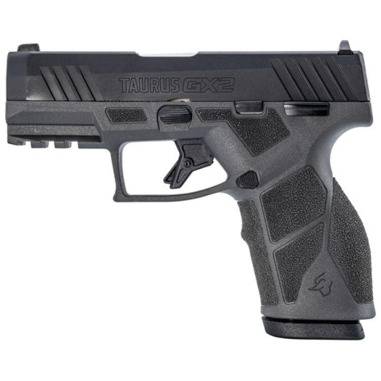 Taurus GX2 Handgun 9mm Luger 10rd Magazines (2) 3.38" Barrel Gray Frame/Black Slide