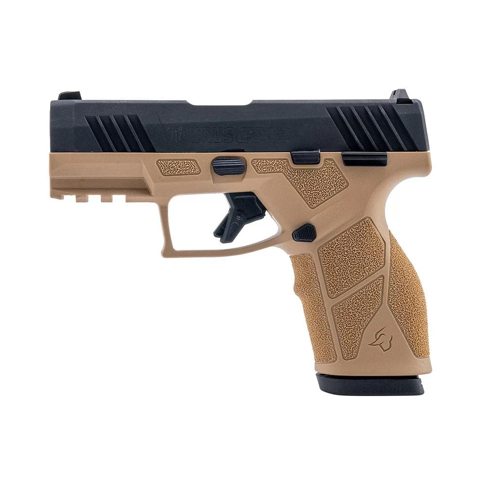 Taurus GX2 Handgun 9mm Luger 13rd Magazines (2) 3.38" Barrel Tan Frame/Black Slide
