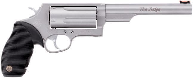 Taurus Judge Magnum Handgun .45 Colt/.410 ga 5rd Capacity 6.5" Barrel Matte Stainless Finish