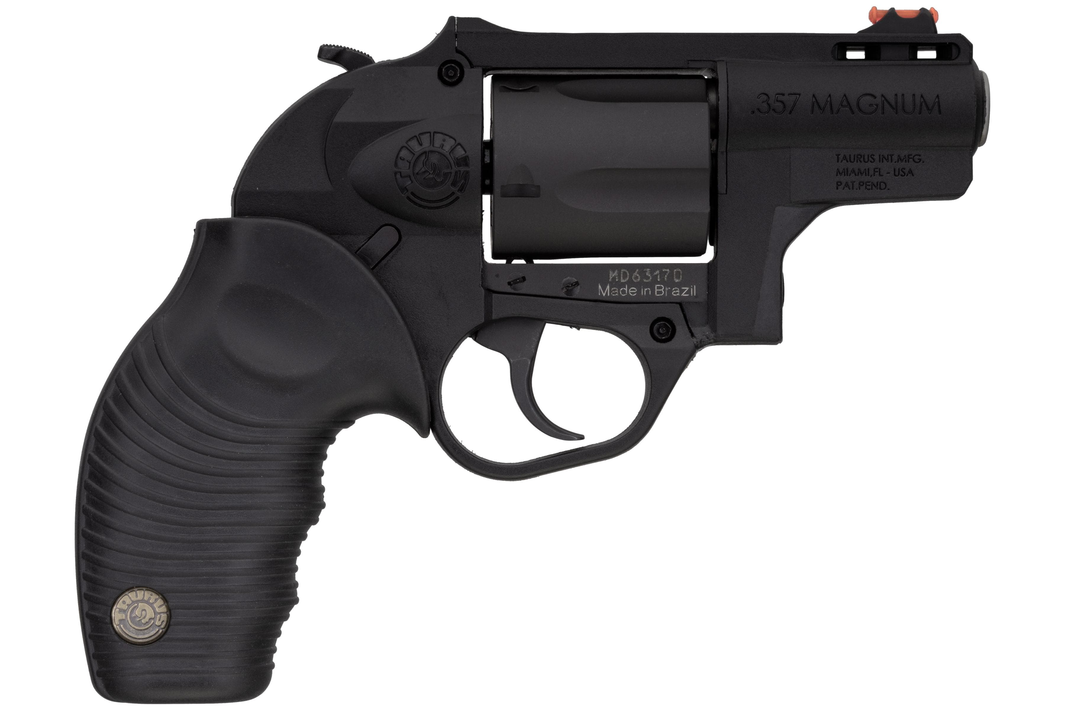 Taurus 605 Protector Black Polymer Handgun .357 Mag 5rd Capacity 2" Barrel Matte Black Oxide Finish