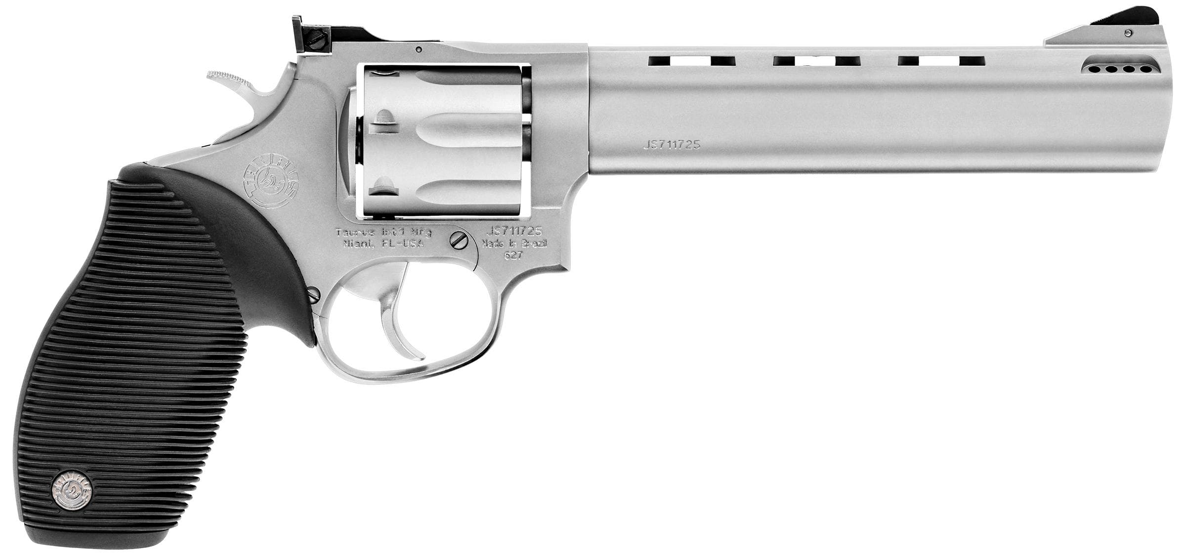 Taurus Tracker 627 Handgun .357 Mag 7rd Capacity 6.5" Barrel Matte Stainless Finish