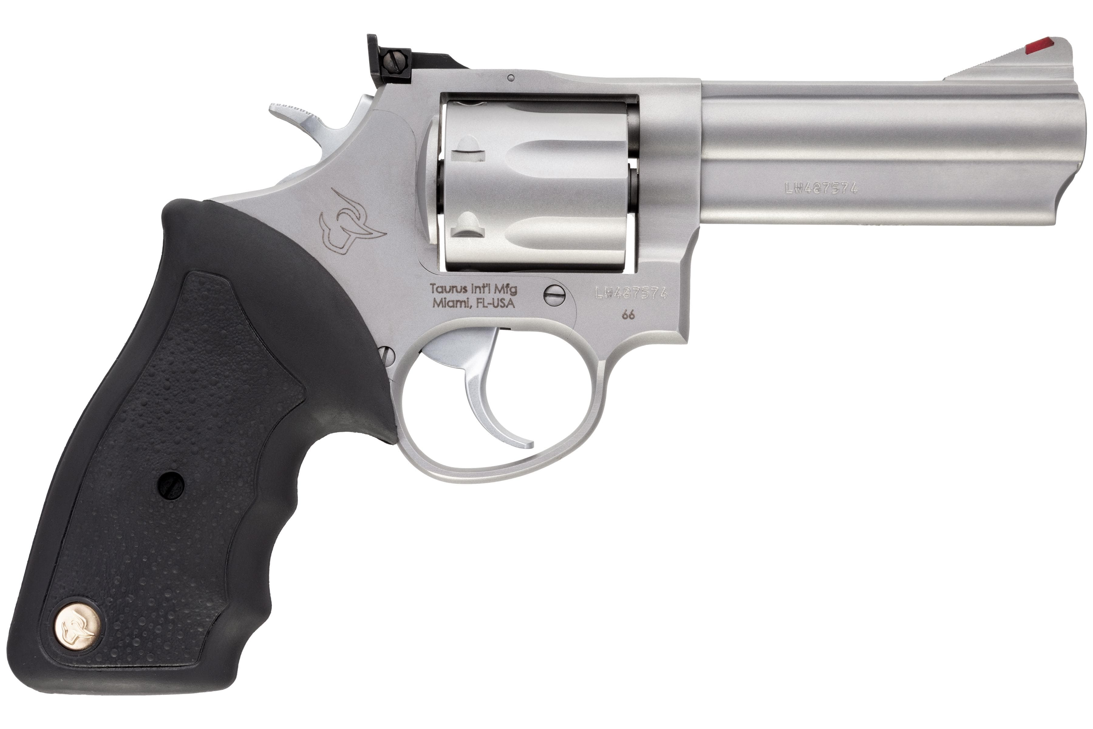 Taurus 66 Handgun .357 Mag 7rd Capacity 4" Barrel Matte Stainless Finish