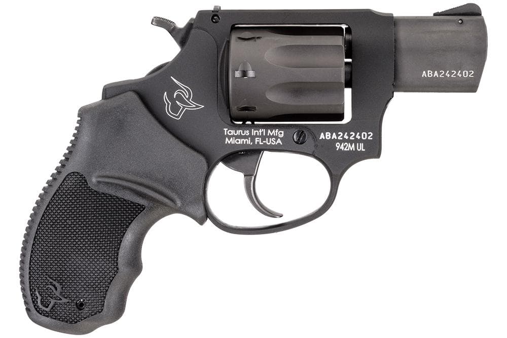 Taurus 942 Ultra Lite Handgun .22 WMR 8rd Capacity 2" Barrel Black Finish