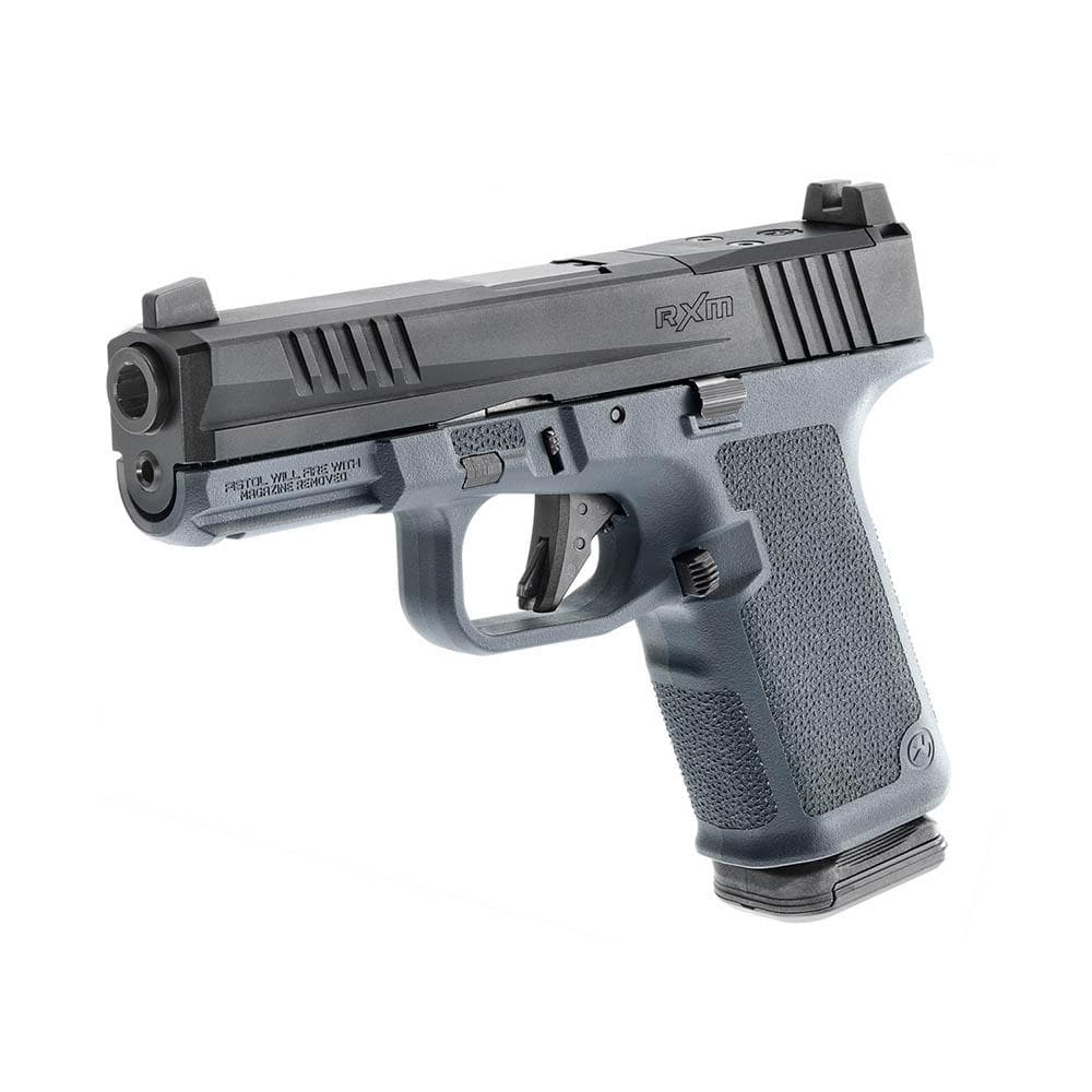 Ruger RXM Polymer Frame Handgun 9mm Luger 15rd Magazine(2) 4" Barrel Stealth Grey Grip
