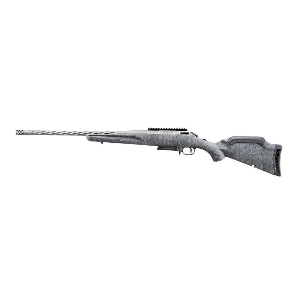 Ruger American Rifle Gen II .308 Win 3rd Magazine 20" Fluted Threaded Barrel Gray Splatter Stock