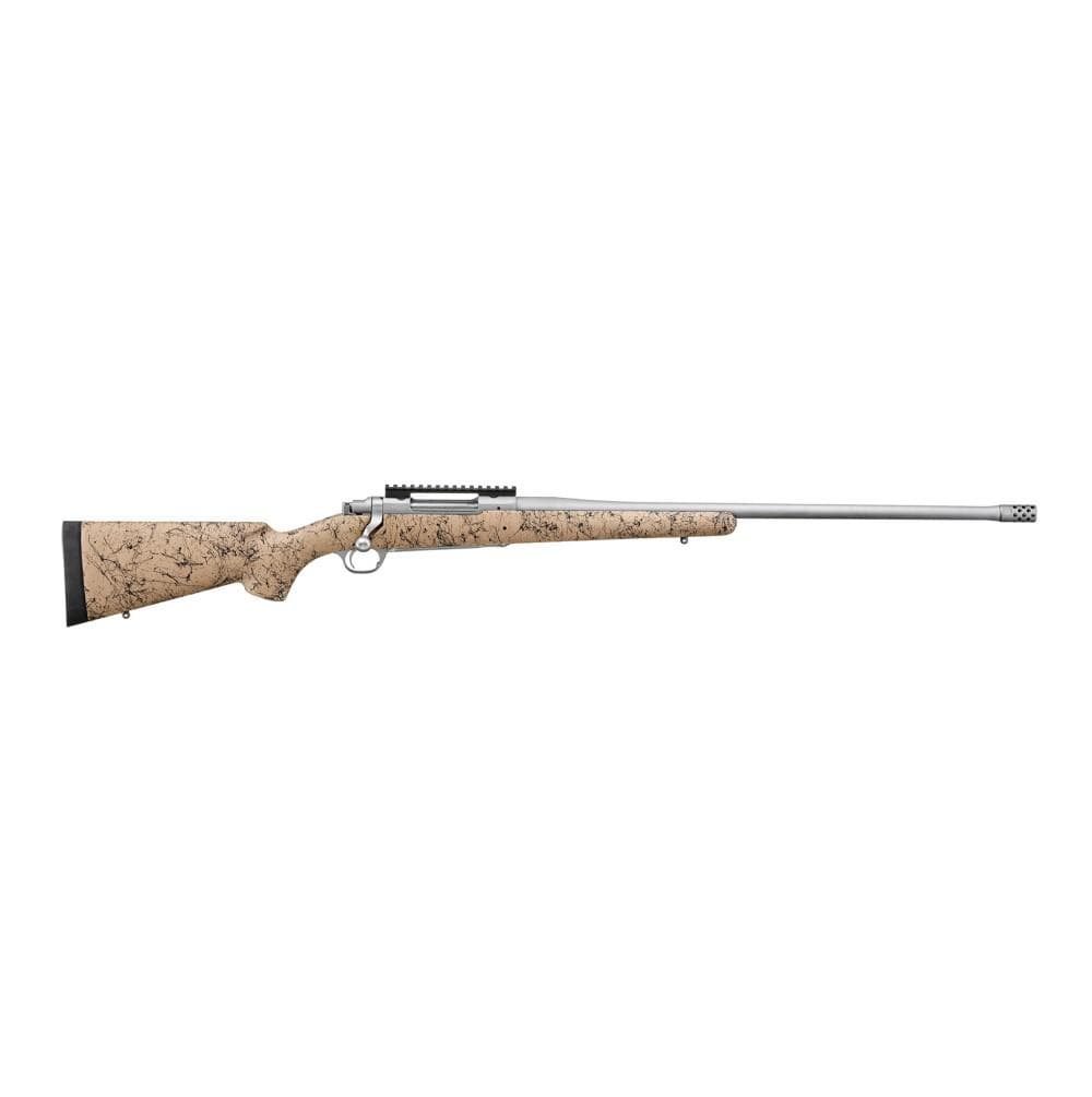 Ruger Hawkeye FTW Hunter Rifle 7mm PRC 3rd Magazine 24" 5/8x24 Threaded Barrel Tan Black