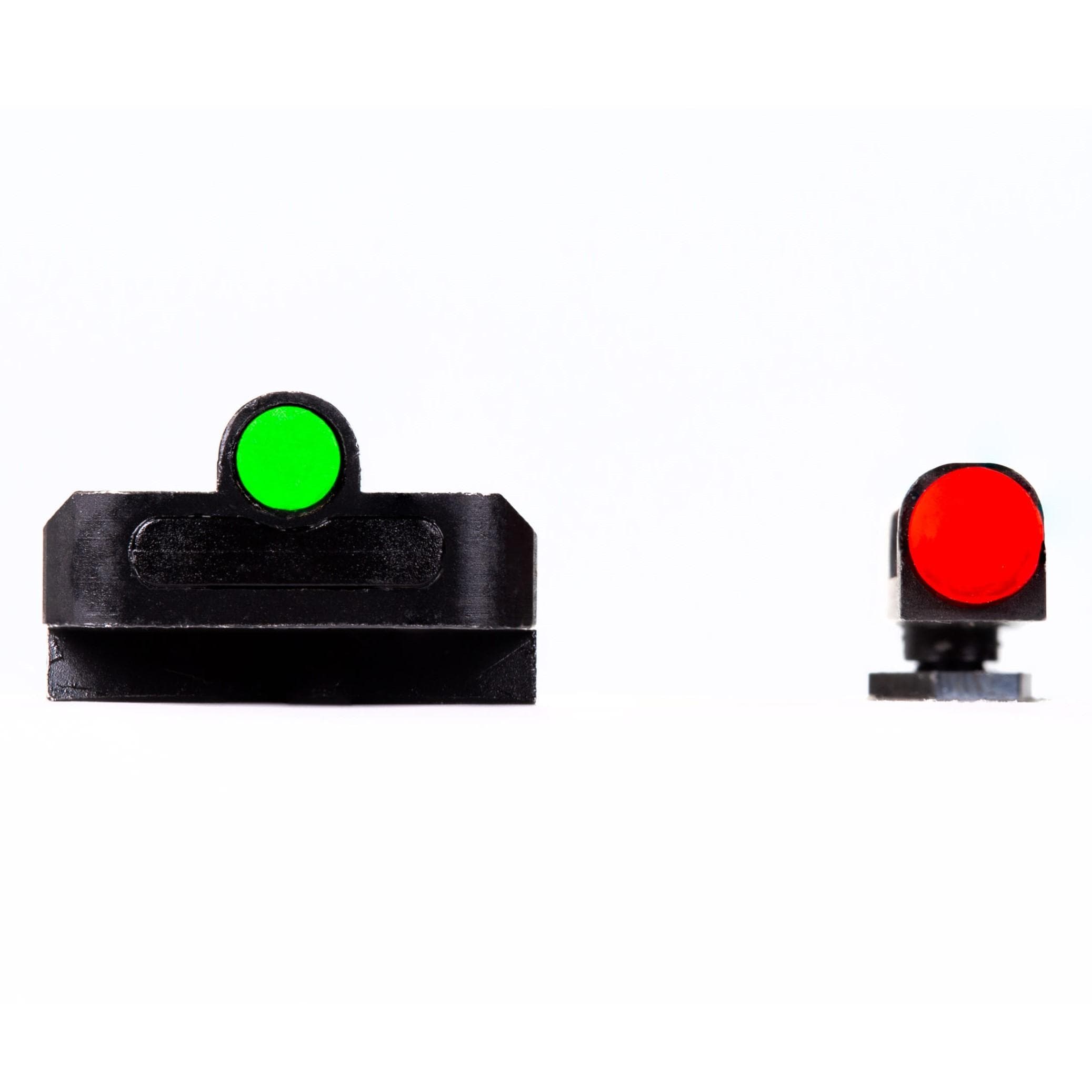 HIVIZ FASTDOT H3 Red Front Green Rear Sight for Glock 9mm .40 S&W .357 Sig