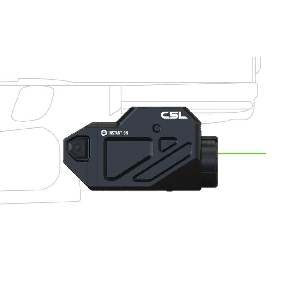 Viridian C5L Universal Green Laser and Tactical Weapon Light 600 Lumens w SAFECharge