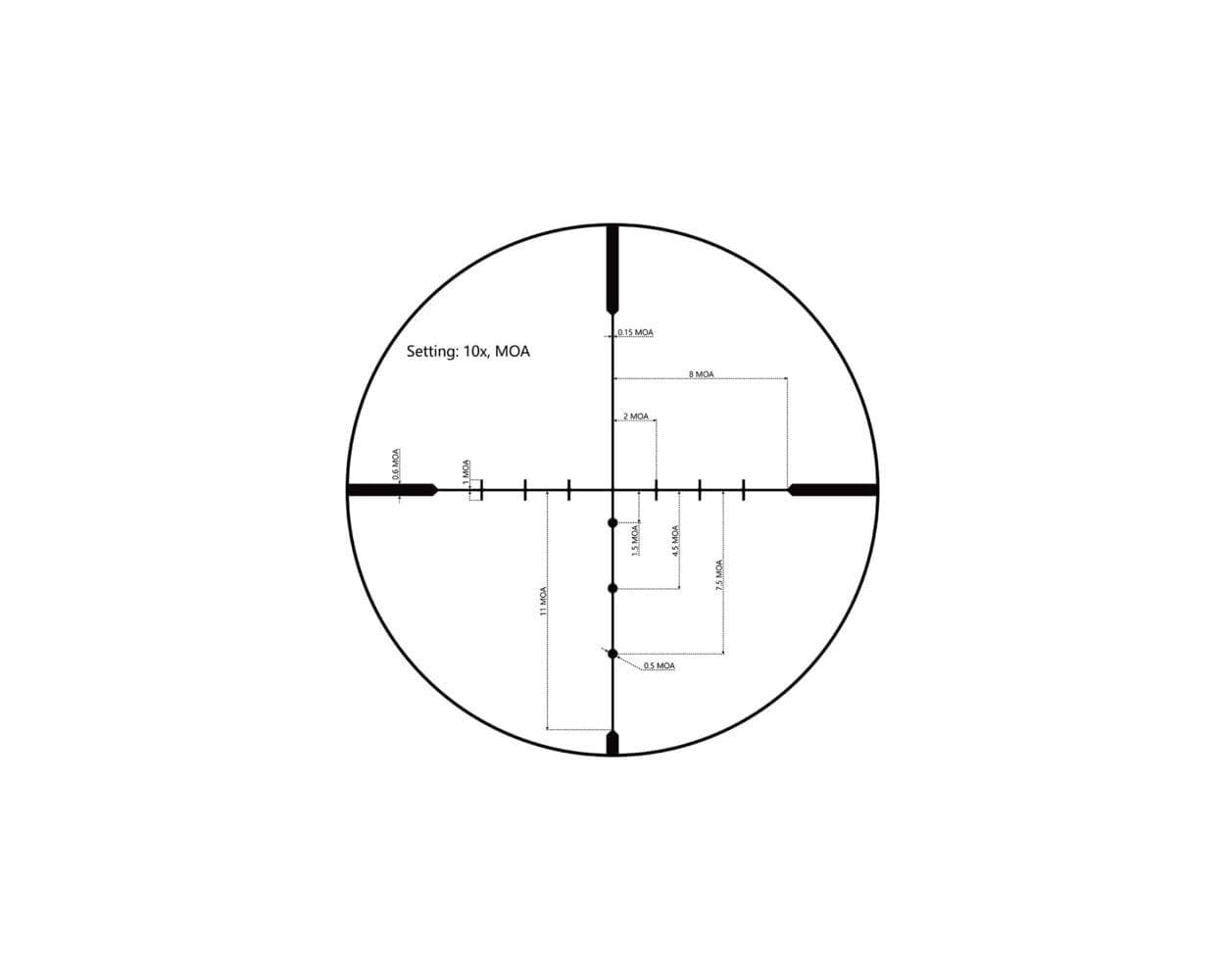 EXCLUSIVE Viridian LYXA Rifle Scope 4-16x44 1" SFP BDC MOA Non-Illum Black