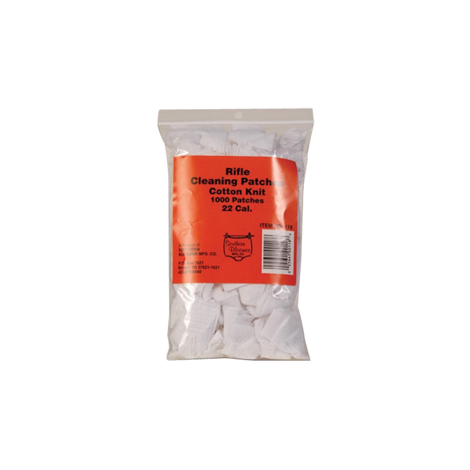 Southern Bloomer Rifle Patches .22 cal Rifle Patches - 1000/ct