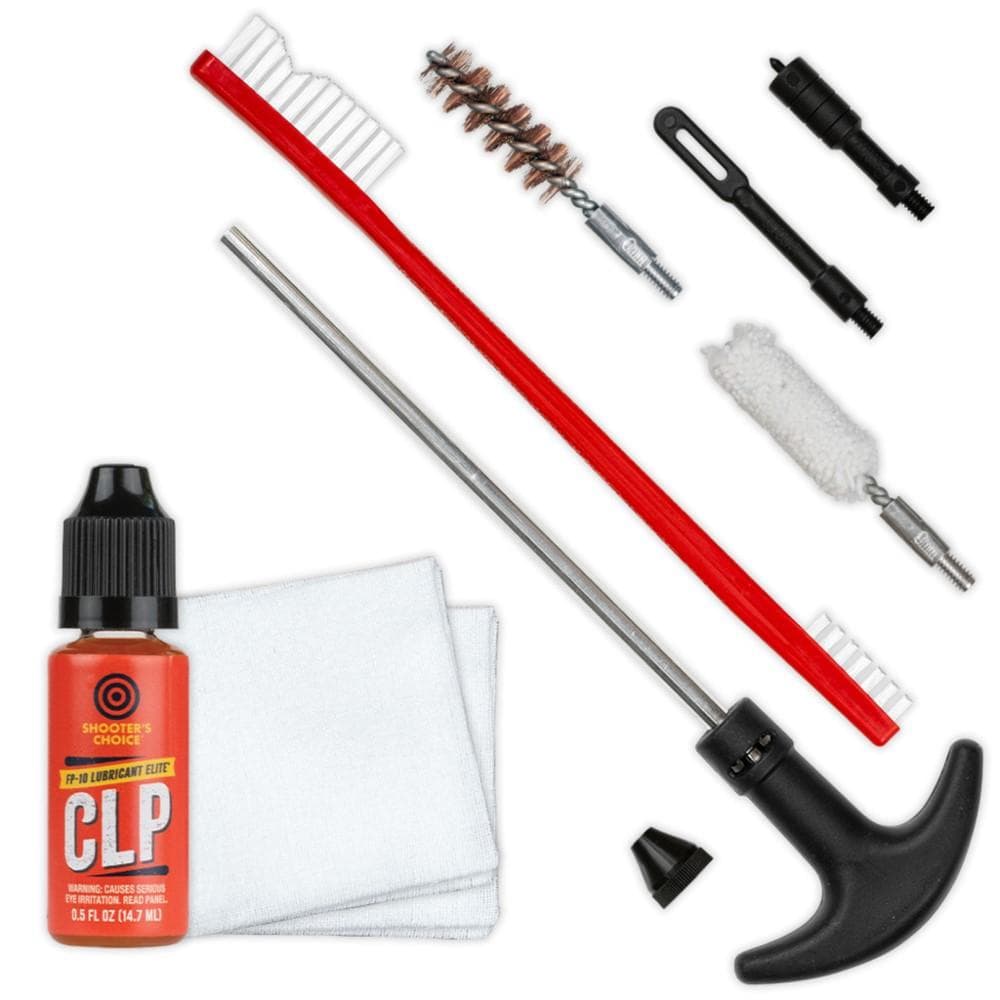 Shooters Choice 9mm Handgun Cleaning Kit with Aluminum Rod