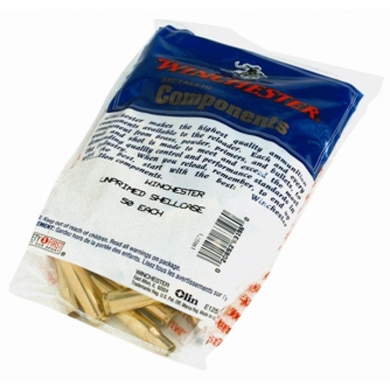 Winchester Unprimed Brass Rifle Cartridge Cases 50/ct 7mm Rem Mag