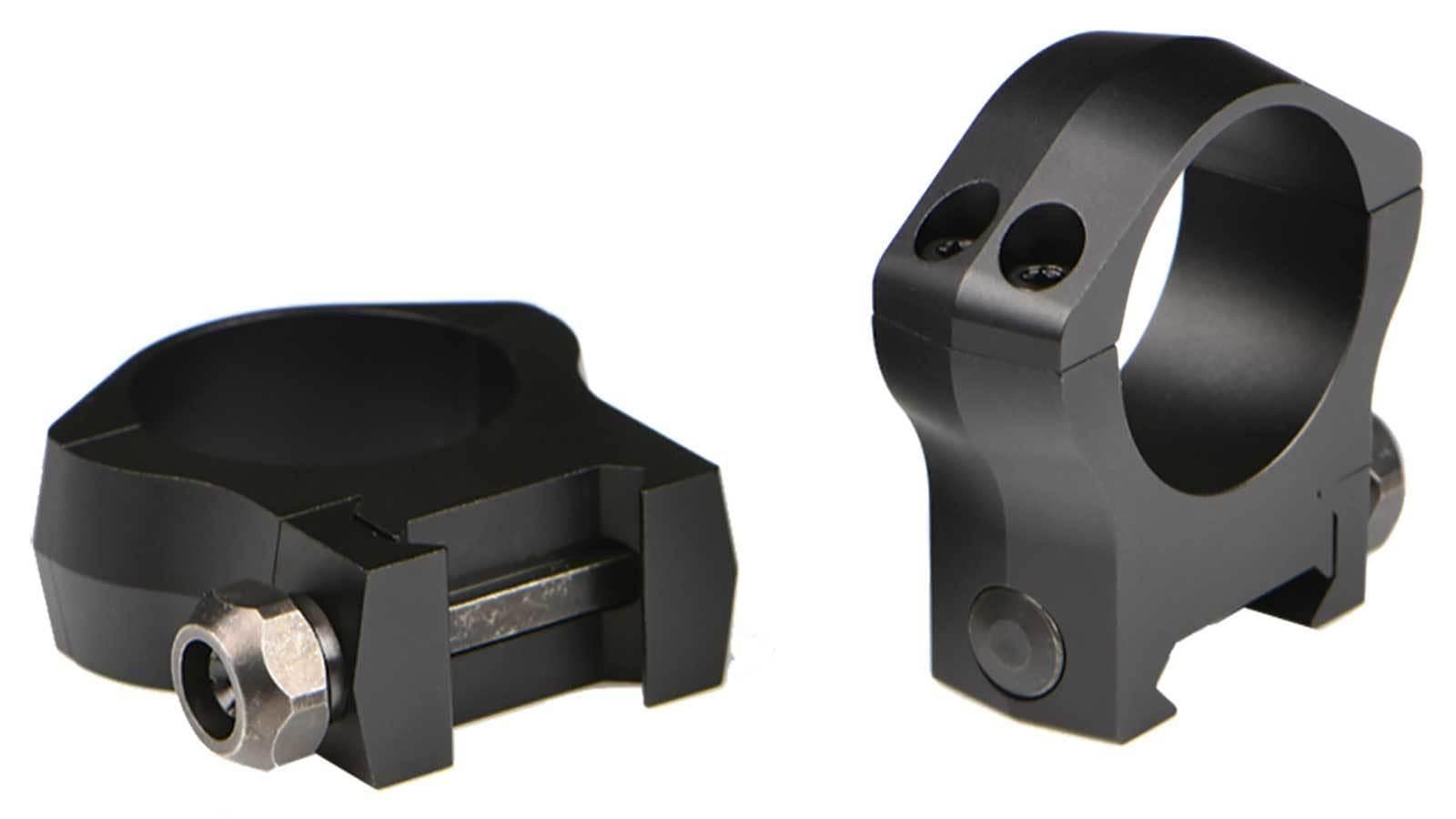 Warne 2-Piece Picatinny Style Mountain Tech Scope Rings 1" High - Matte