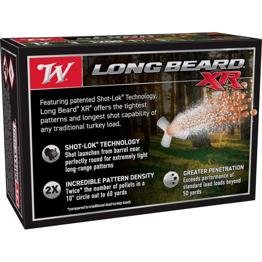 Winchester Long Beard XR Shotshells 12 ga 3" 1-3/4 oz #5 1200 fps 10/ct