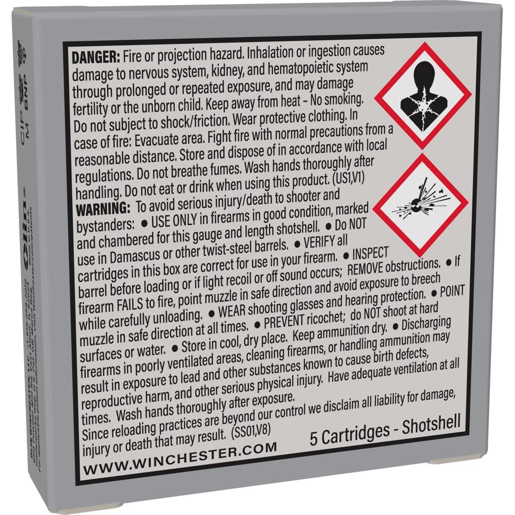 Winchester Super-X Rifled Slug Shotshells .410 ga 2-1/2" 1/5 oz 1830 fps Slug 5/ct