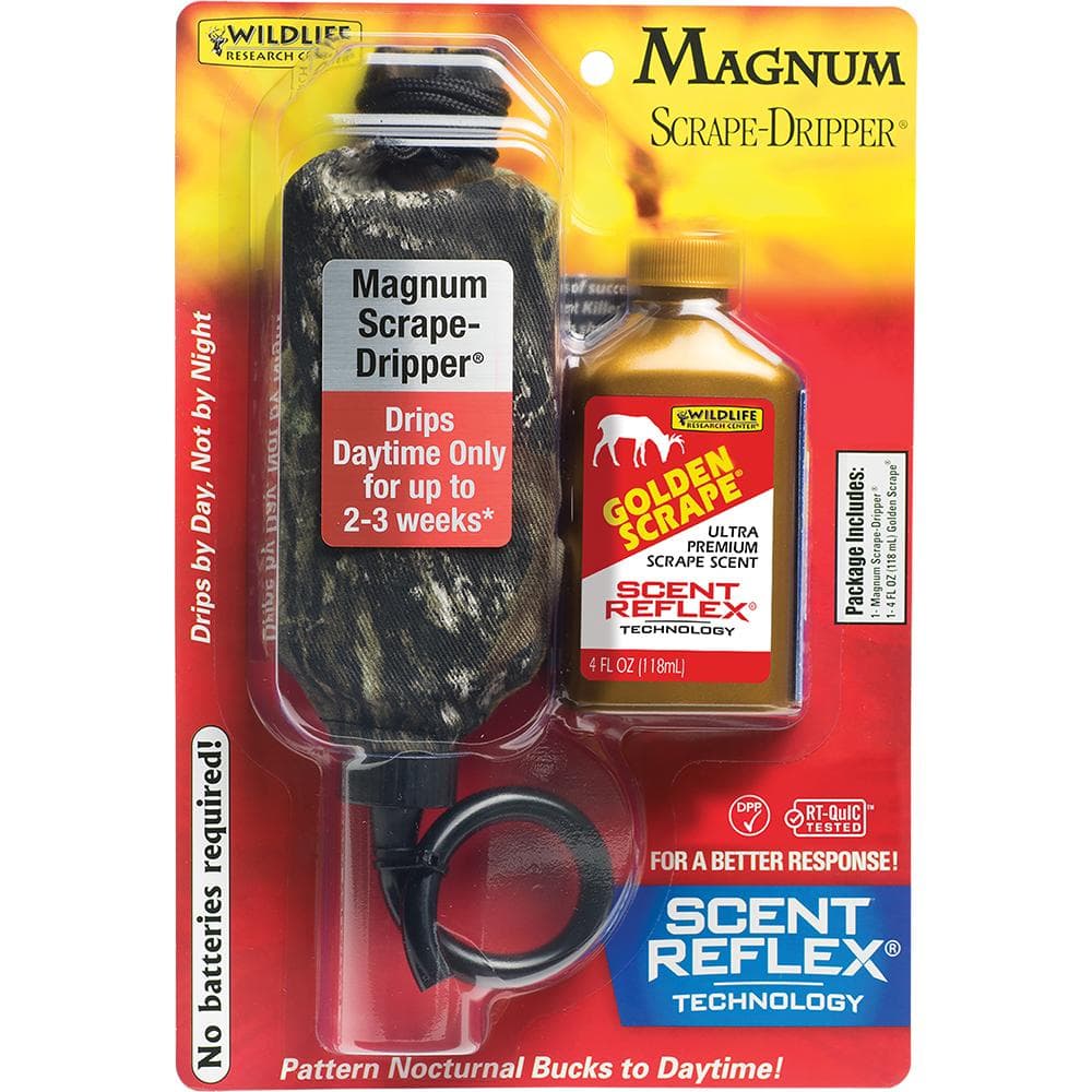 Wildlife Research Magnum Scrape Dripper Combo with Golden Scrape 4 oz Bottle