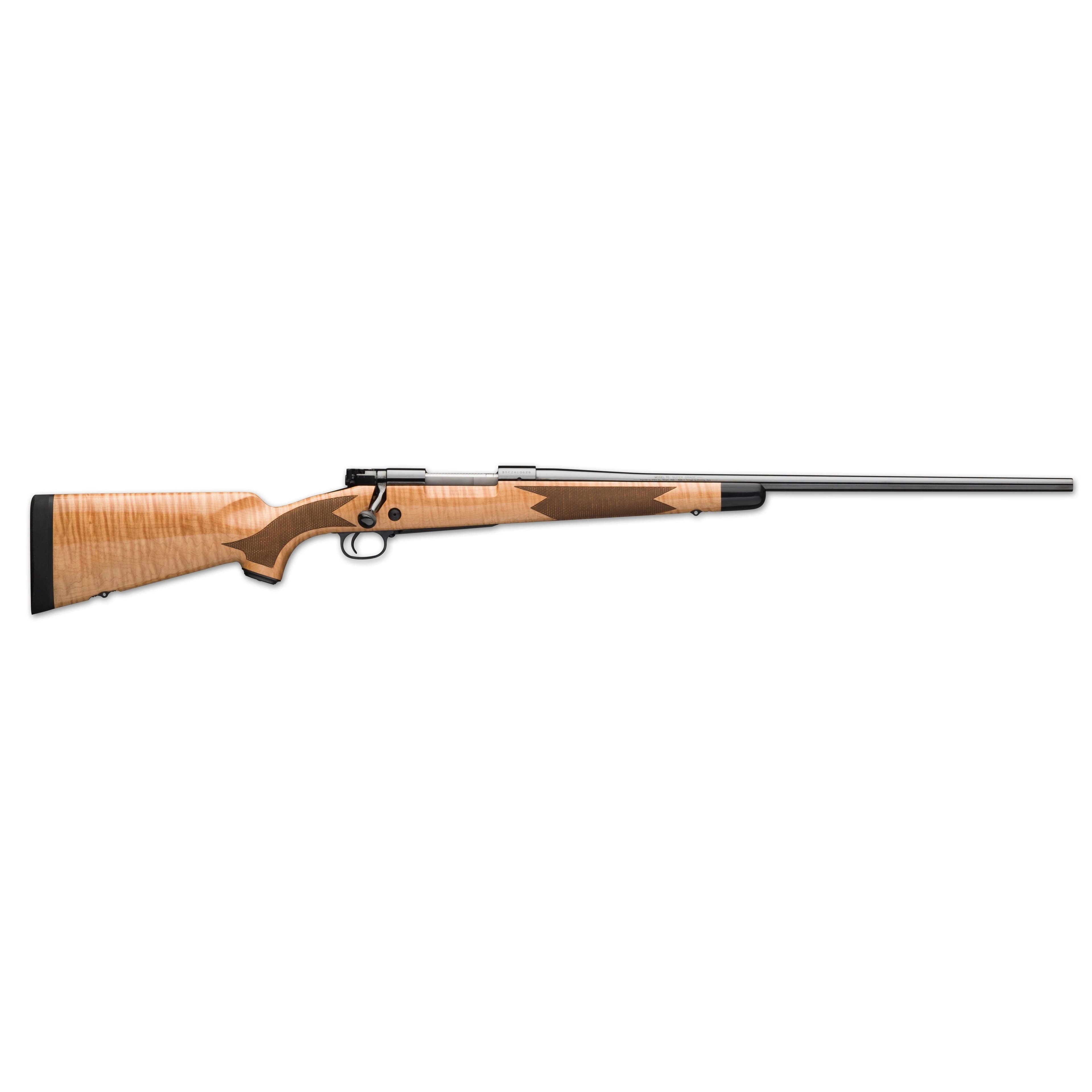 Winchester Model 70 Super Grade Maple 6.8 Western Rifle 3rd Magazine 24" Barrel Wood