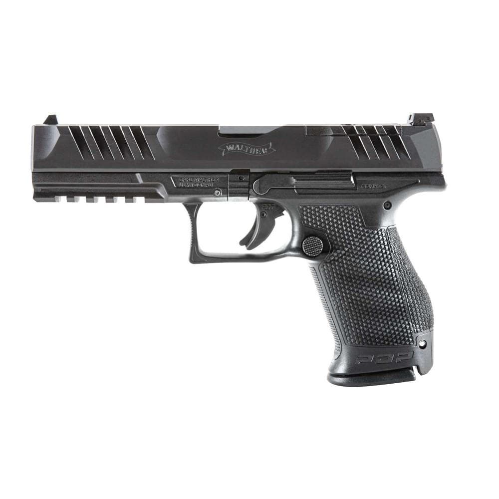 Walther PDP Compact Handgun 9mm Luger 10/rd Magazines (2) 5" Barrel Black Optic Ready