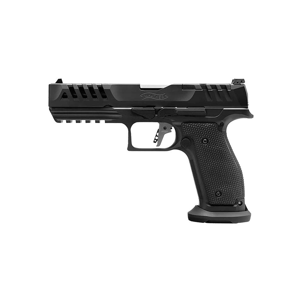 Walther PDP Match Steel Frame Full Size Handgun 9mm Luger 18rd Magazines(3) 5" Barrel Black Finish