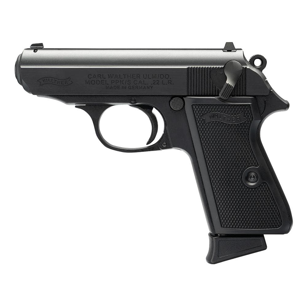 Walther PPK/s Handgun .22 LR 10rd Magazine 3.3" Barrel Black