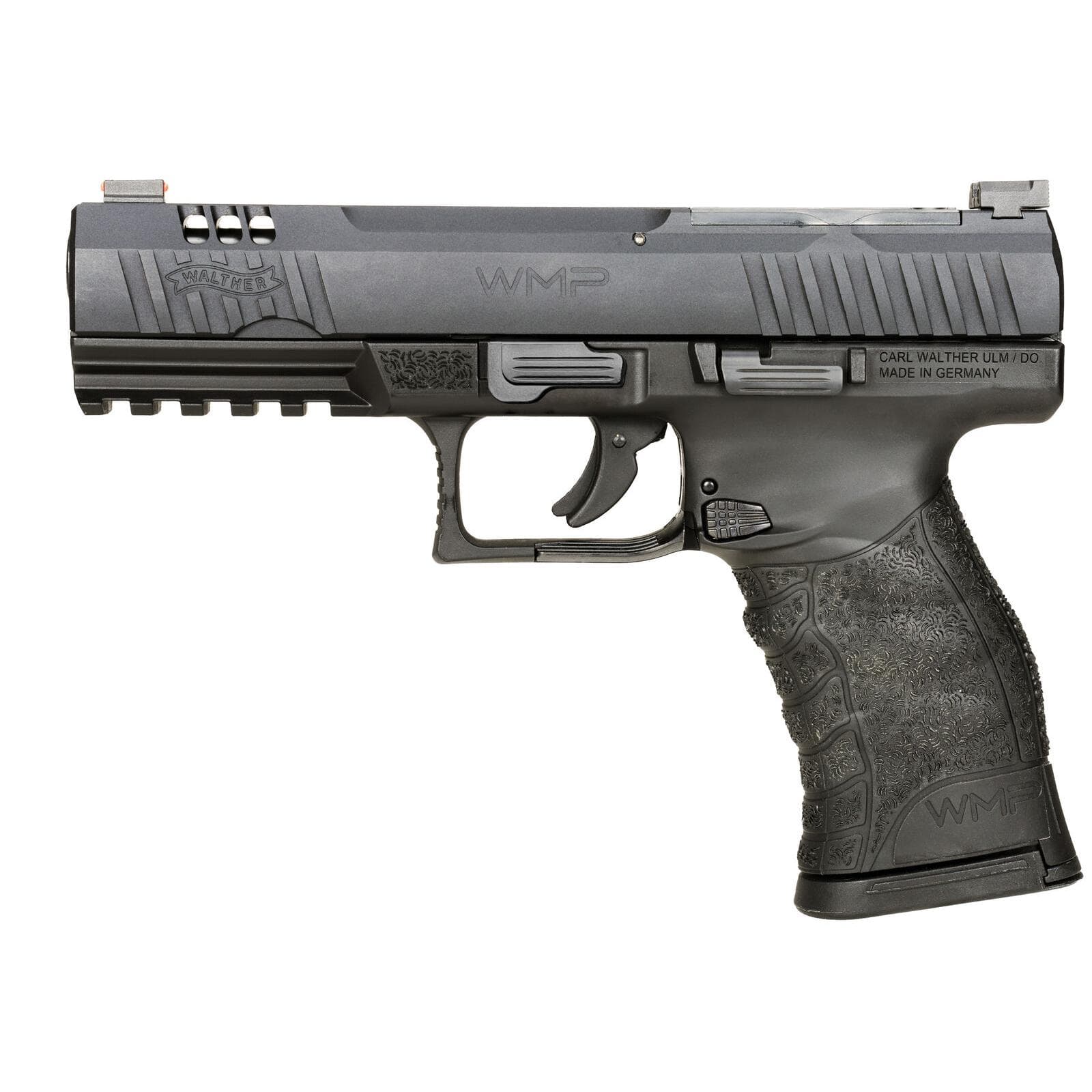 Walther WMP Handgun .22 WMR 10/rd Magazines (2) 4.5" Barrel Black Optic Ready