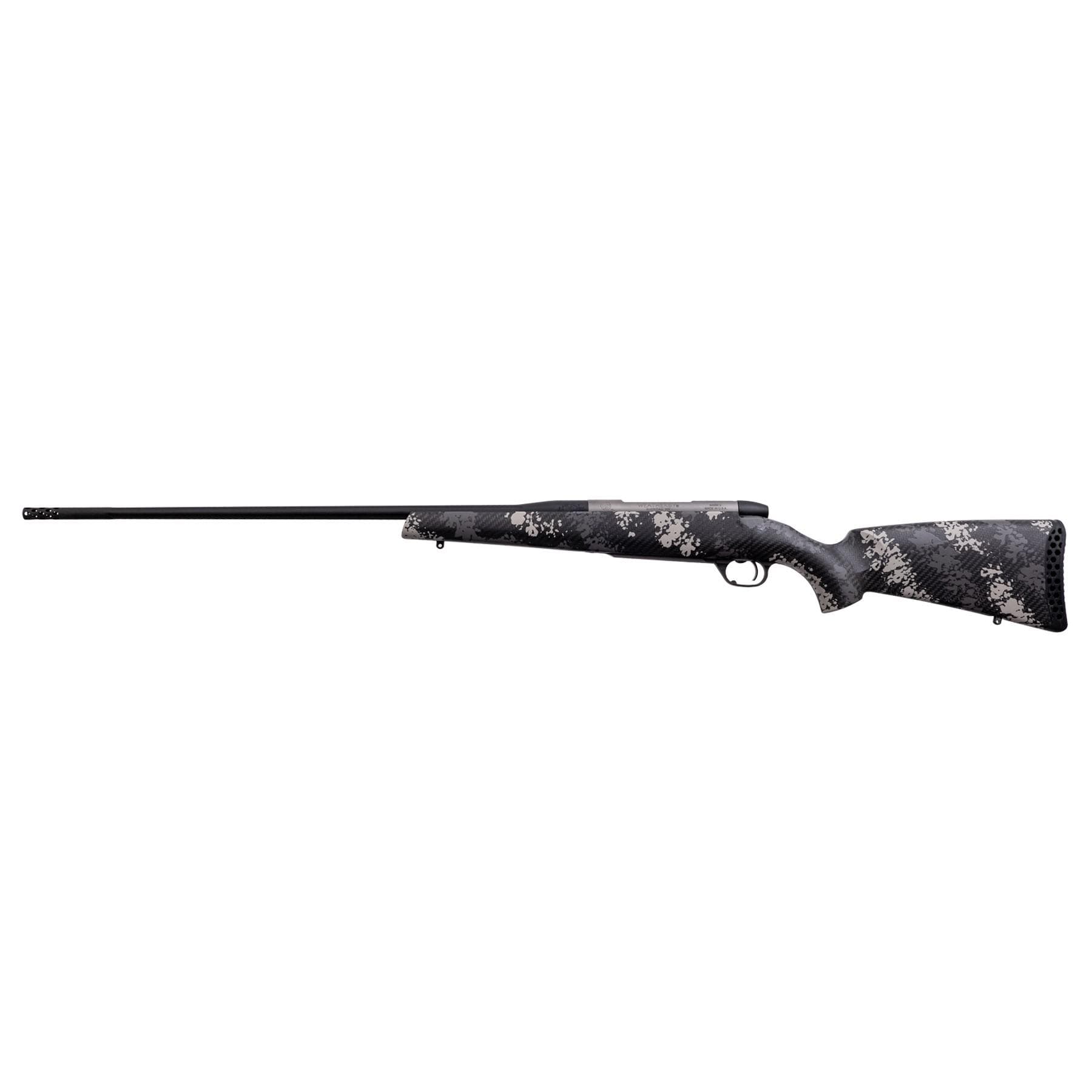 Weatherby Mark V Backcountry 2.0 Ti Rifle 6.5 Creedmoor 4rd Magazine 22" Barrel Synthetic Stock Grey and White