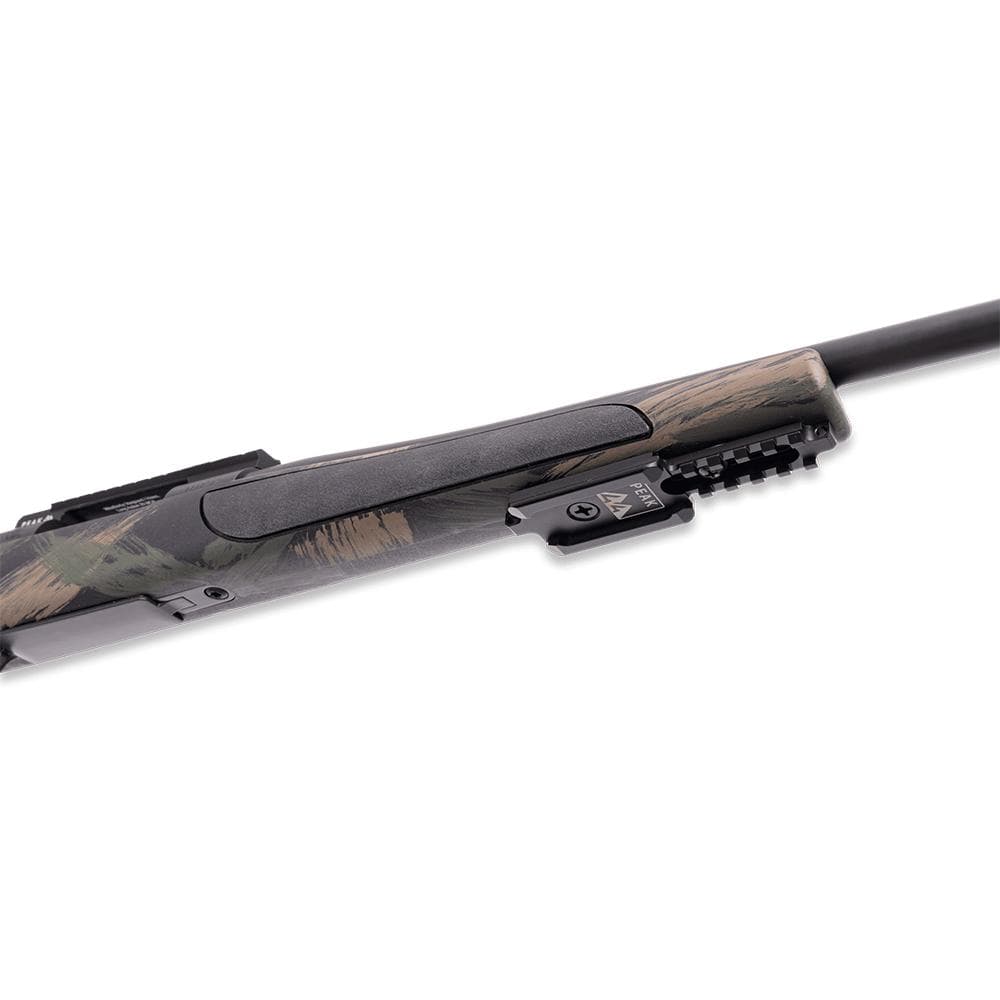 Weatherby Vanguard Black Hills Rifle 7mm PRC 3rd Magazine 24" 1/2x28 Threaded Barrel with 2" Muzzle Brake Black with Green and Tan