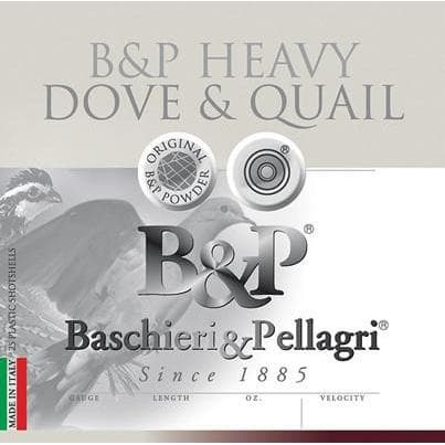 B&P Dove & Quail Steel Shotshells 12 ga 2-3/4" 1 oz 1375 fps #7 25/ct