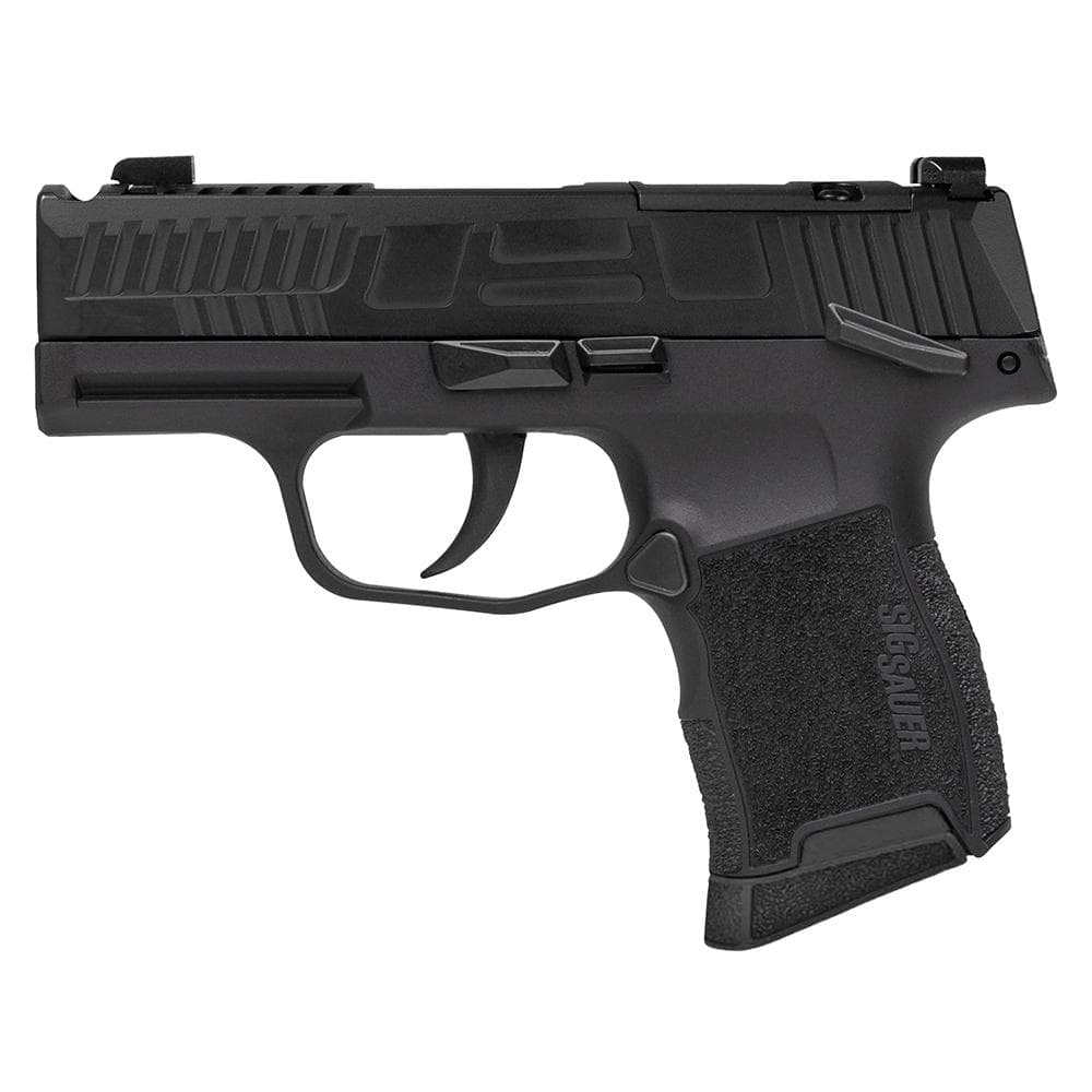 Sig Sauer P365 "Outlander Black" Handgun 9mm Luger 10rd Magazines(2) 3.1" Gold Barrel X-RAY 3 Sights Manual Safety