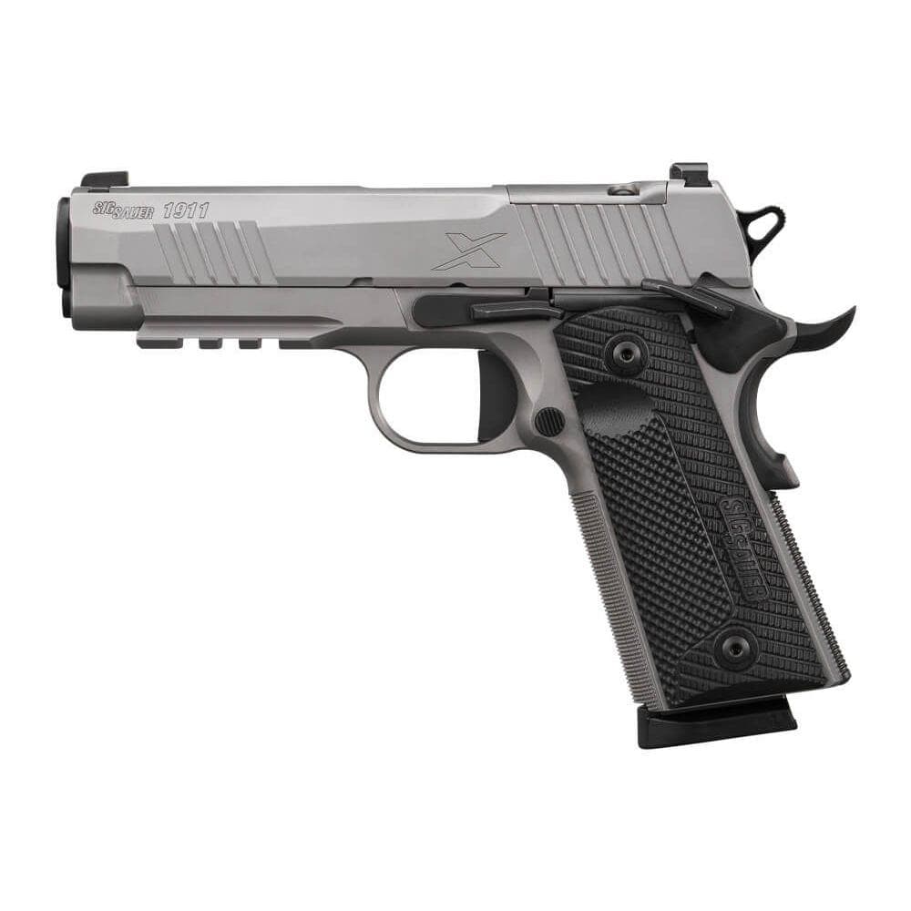 Sig Sauer XCarry Stainless Handgun .45 Auto 8rd Magazines(2) 4.5" Barrel Optic Ready SAO