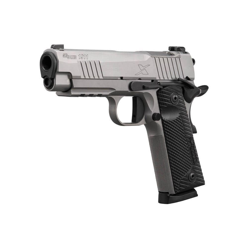 Sig Sauer XCarry Stainless Handgun .45 Auto 8rd Magazines(2) 4.5" Barrel Optic Ready SAO