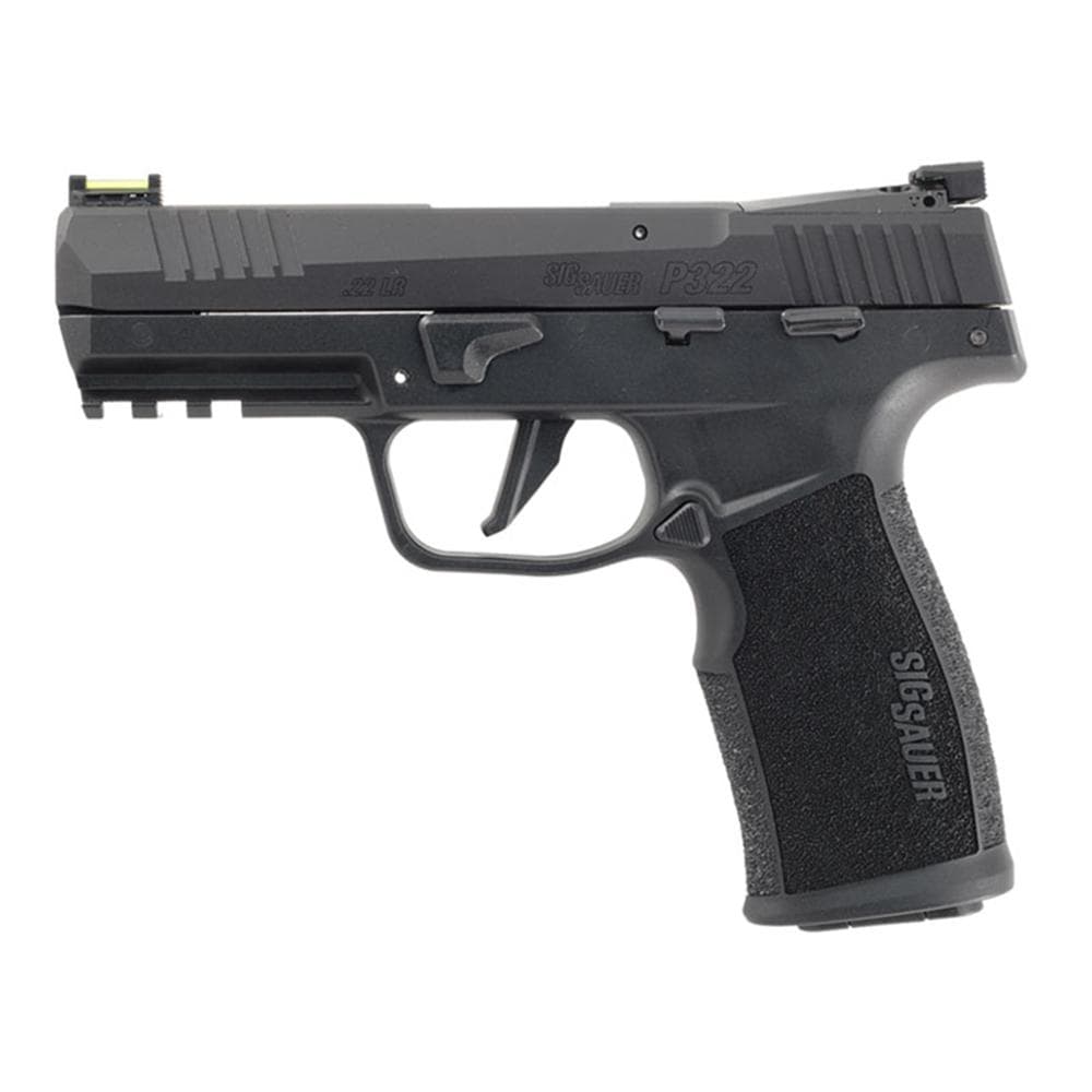 Sig Sauer P322 Handgun .22 LR 10rd Magazines (2) 4" Barrel Black CA Compliant