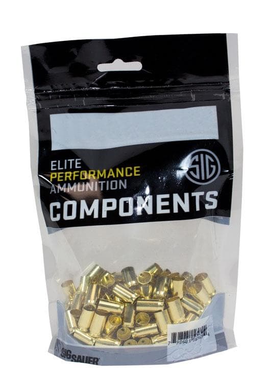 Sig Sauer Unprimed Handgun Brass Cartridge Cases .40 S&W 100/ct