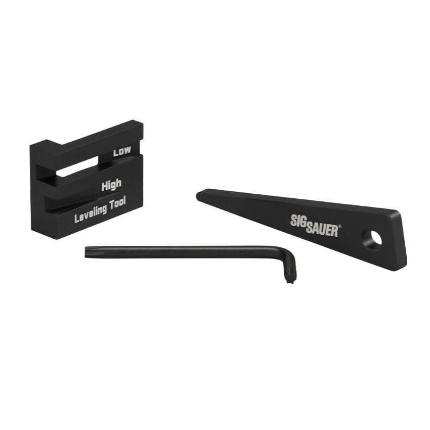 Sig Sauer Alpha6 Scope Ring Set 34mm High Profile 1.12" Al Matte Black
