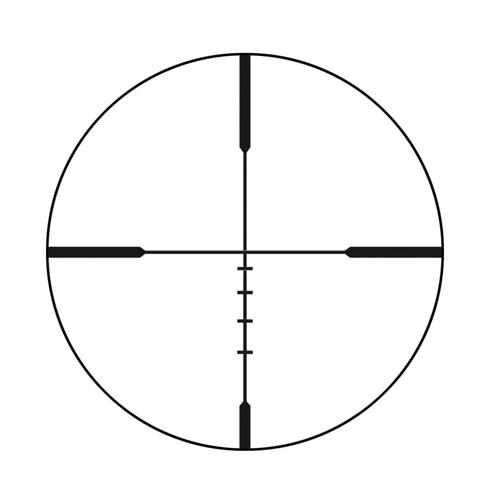 Sig Sauer Buckmasters Rifle Scope 3-12x44mm 1" SFP BDC Reticle Black