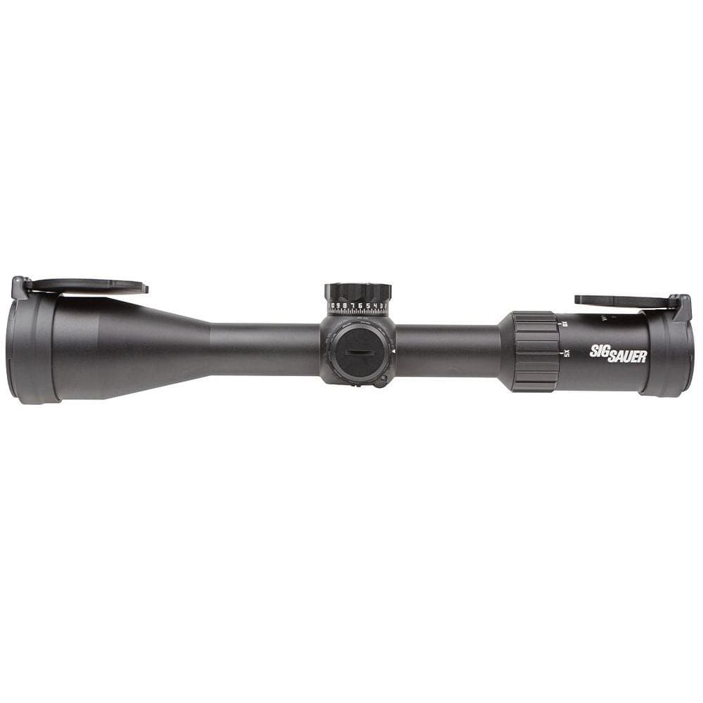 Sig Sauer Whiskey 4 Rifle Scope 5-20X5030mmFFP MOA MIlling Hunter Illum Exp ZeroStop - Black