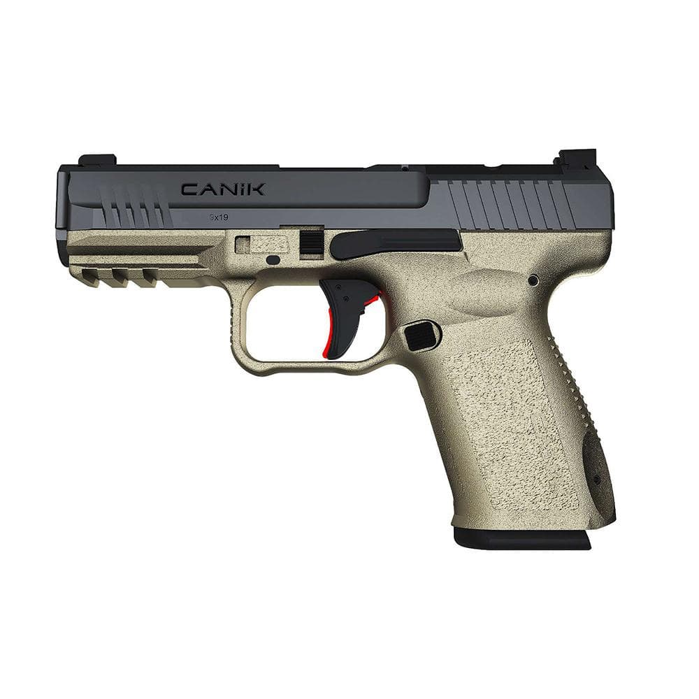 Canik Mete SF Handgun 9mm Luger 15rd Magazine 4.08" Barrel Black/FDE