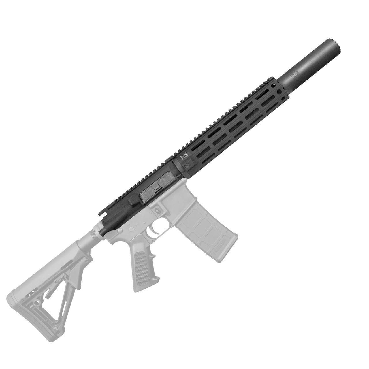 YHM Turbo Integral Suppressed Upper Receiver Group 5.56mm 12" Handguard *No BCG or Charging Handle