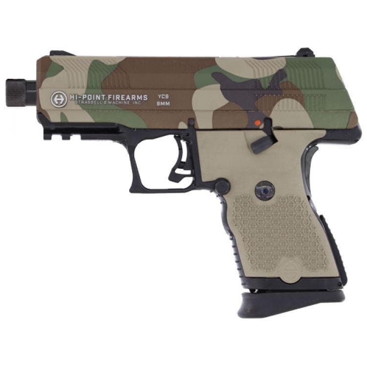 Hi-Point Firearms Yeet Cannon M81 Slide Handgun 9mm Luger 8rd Magazine 3.5" Threaded Barrel Black