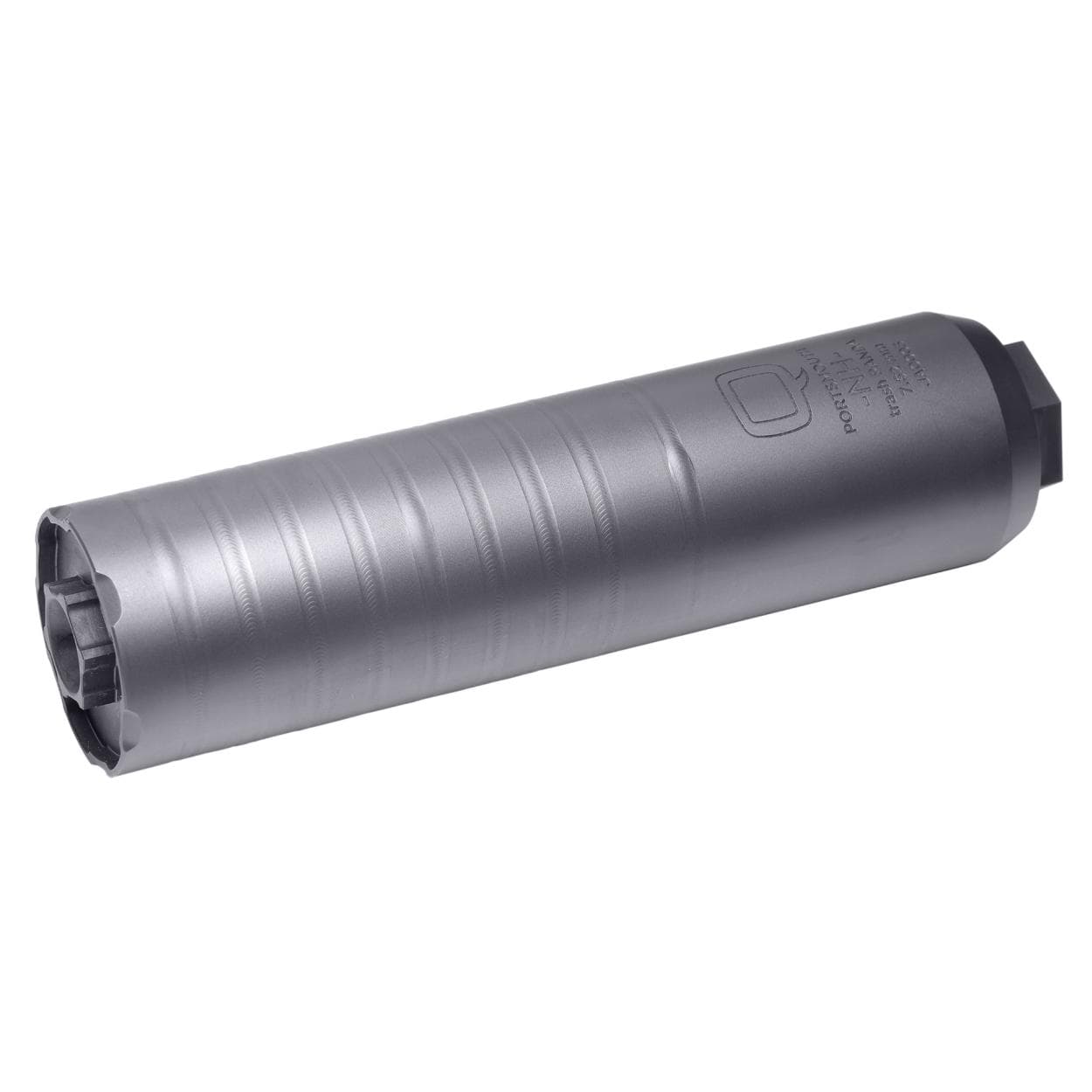 Q Trash Panda Quick Attach Suppressor 7.62mm Titanium 5/8x24 6.9" Length Bead Blast Finish Cherry Bomb Mount
