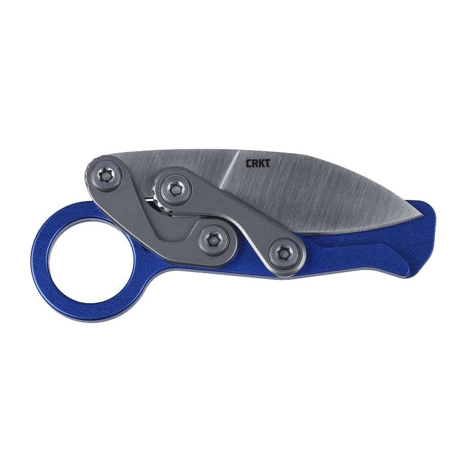 CRKT Provoke EDC Folding Knife 2-1/2" Drop Point Blade Blue