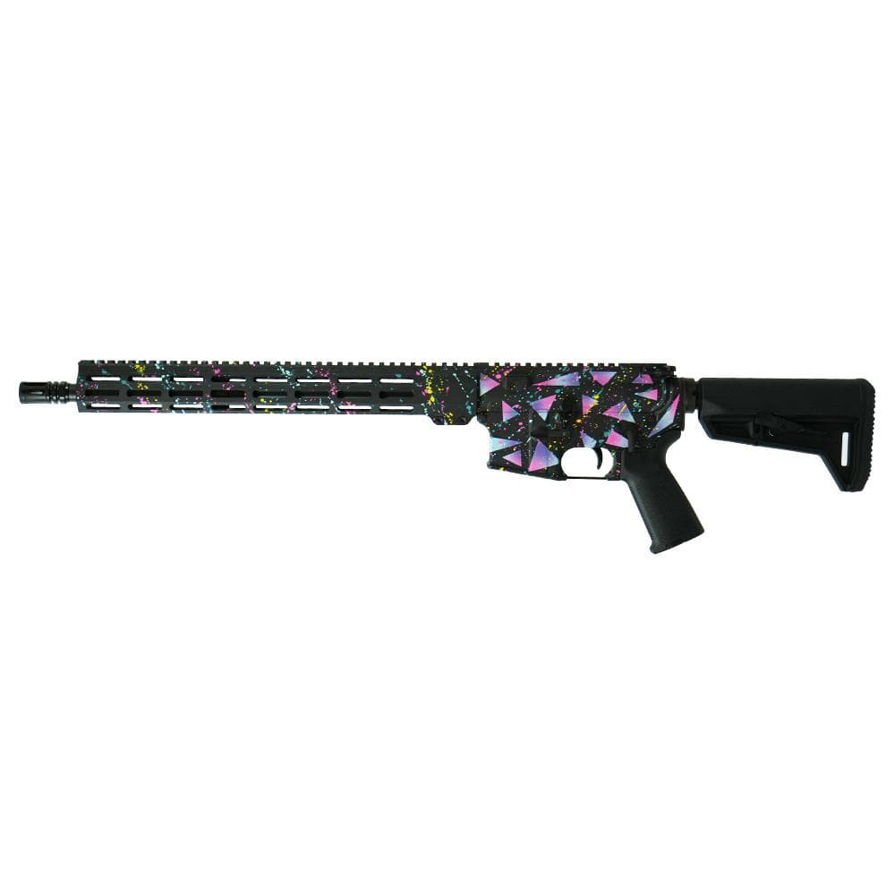 Shark Coast Tactical "Retro Miami" AR-15 Rifle 5.56mm 30rd Magazine 16" Barrel 15" MLOK Handguard