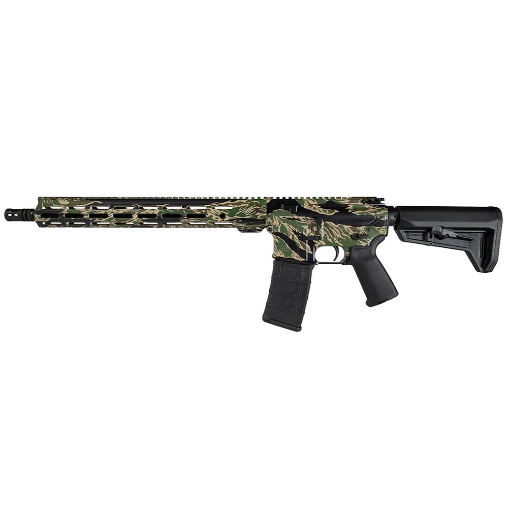 Shark Coast Tactical "Tiger Stripe" Rifle 5.56mm 30rd Magazine 16" Barrel 15" MLOK Handguard