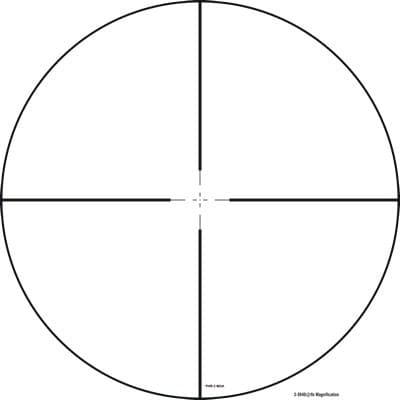 ZeroTech Thrive Rifle Scope 3-12x44 30mm SFP PHR3 MOA Non-illum Black